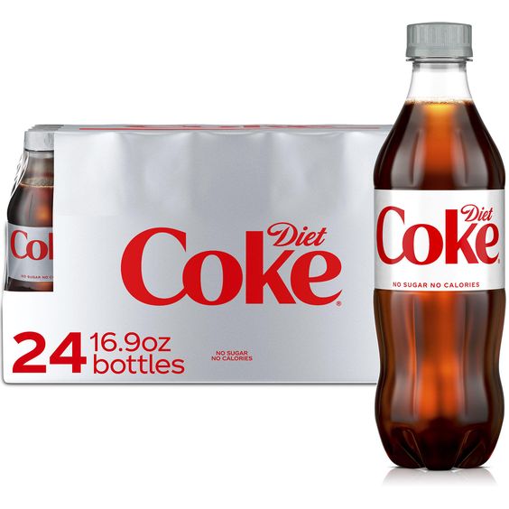 Diet Coke 16.9oz 24 bottles