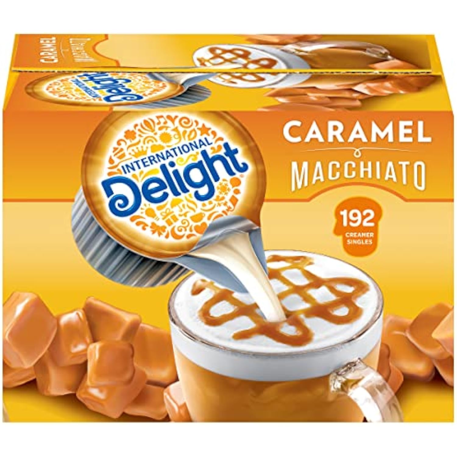 International Delight Caramel Macchiato Coffee Creamer 192 Ct