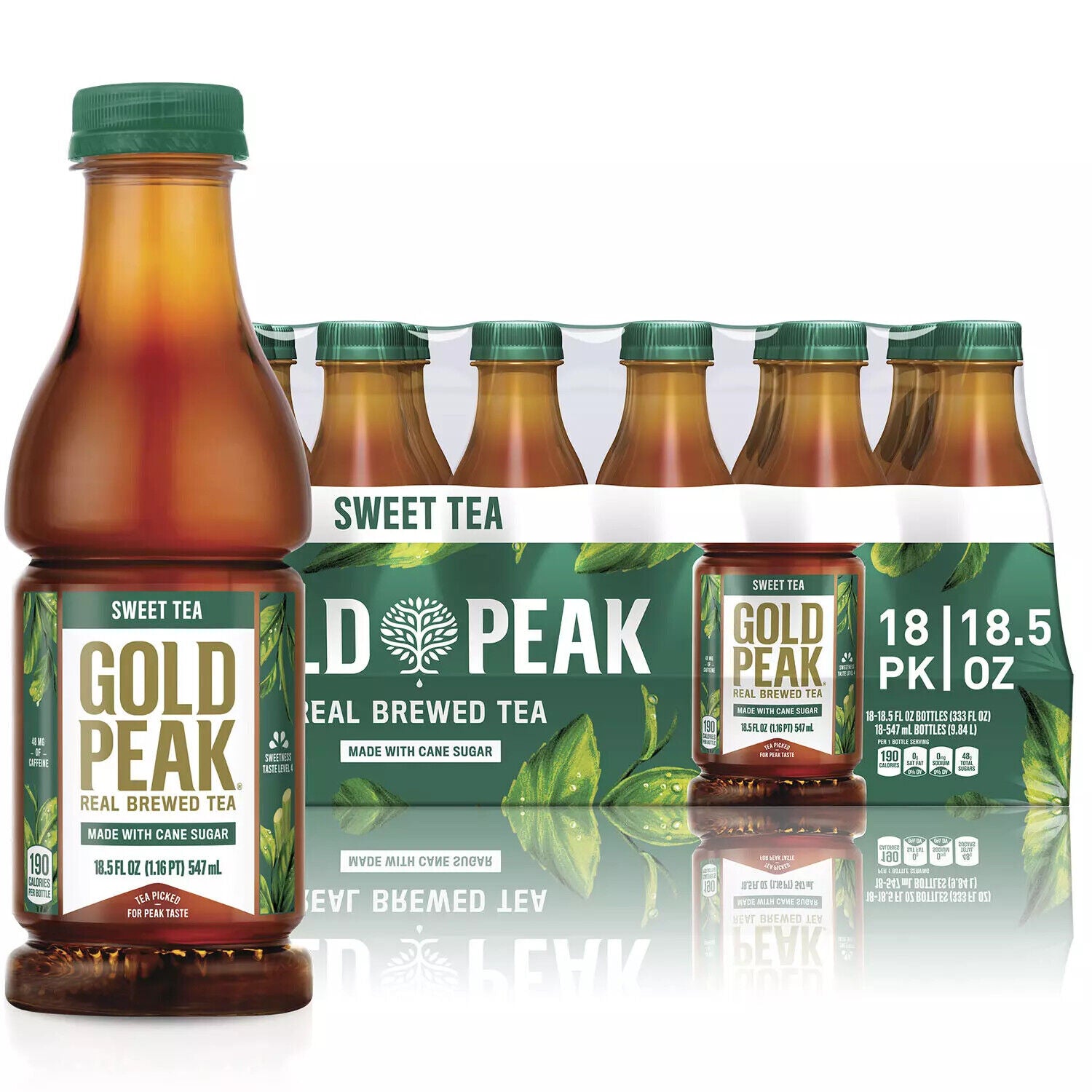 Gold Peak Sweet Tea, 333 Fluid Ounce, 16.9 Fl Oz (Pack of 18)